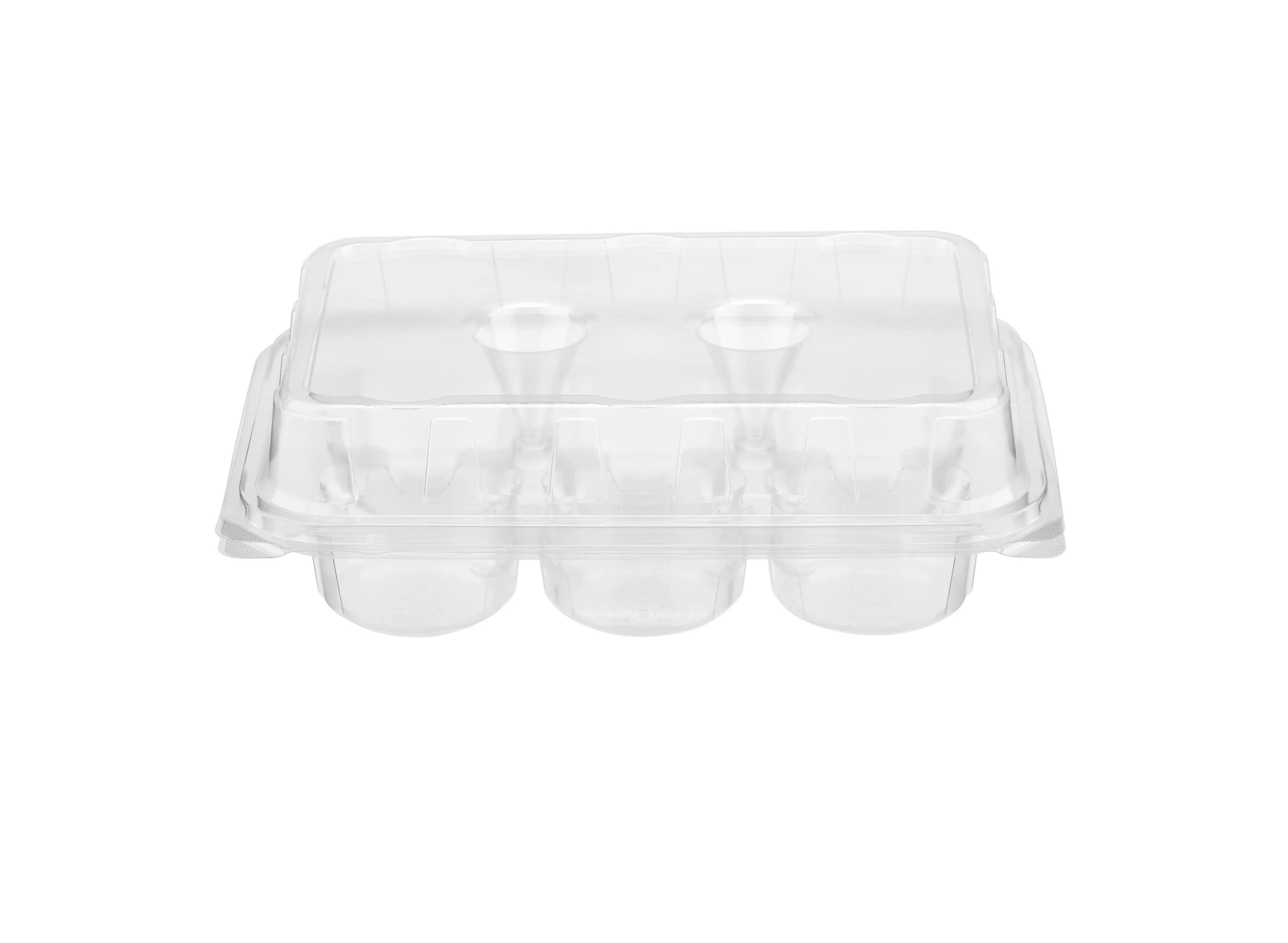 Compartment Muffin Tray Clear 