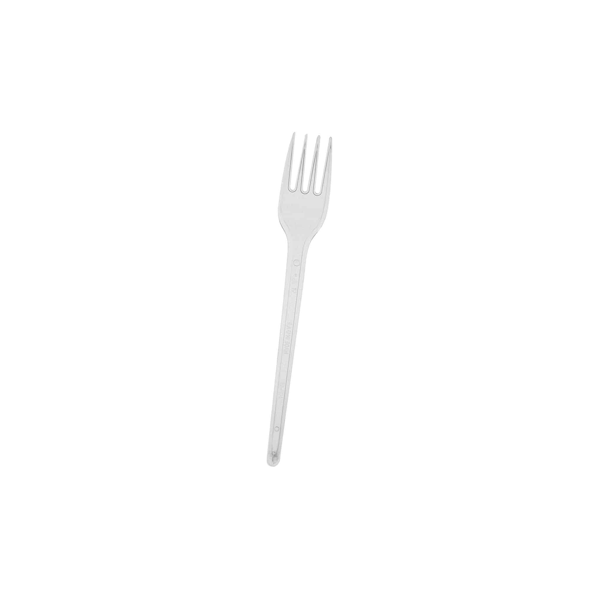 2000 Pieces Plastic Clear Normal Fork  - Hotpack