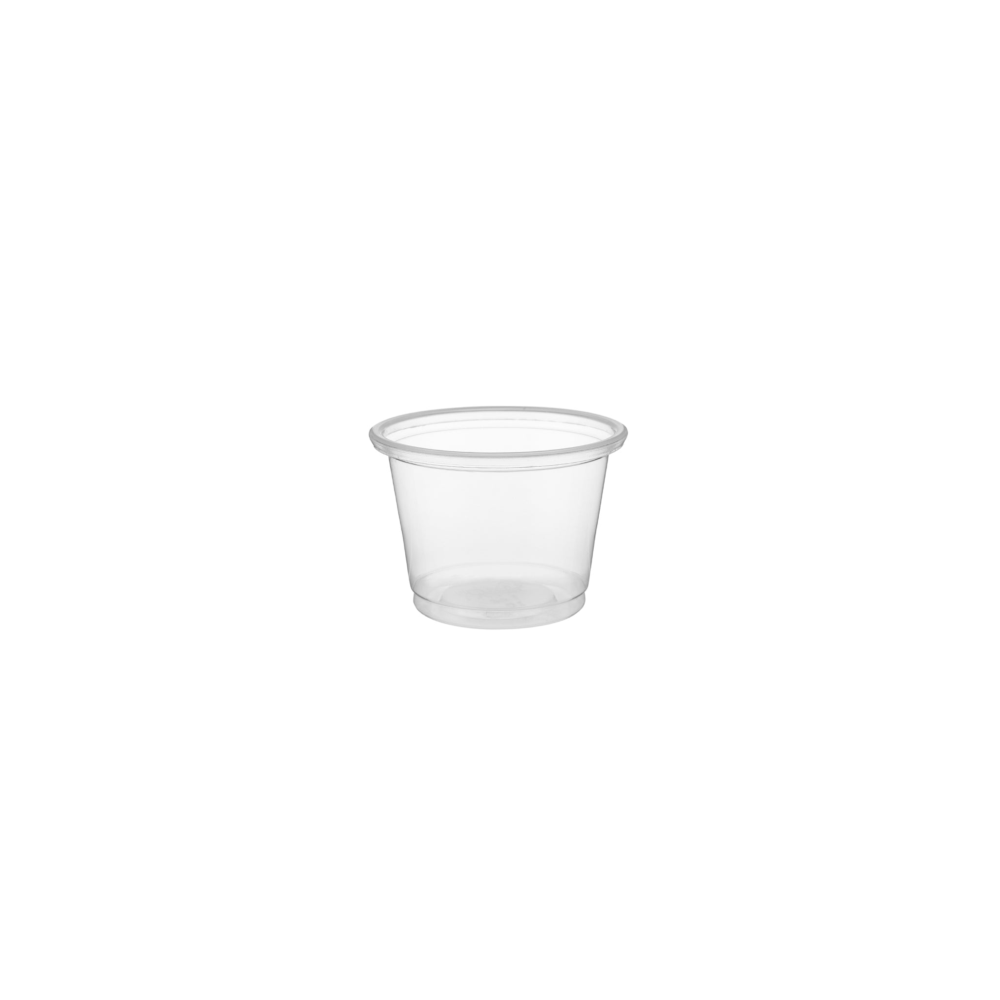 Clear Portion Cup With Lid