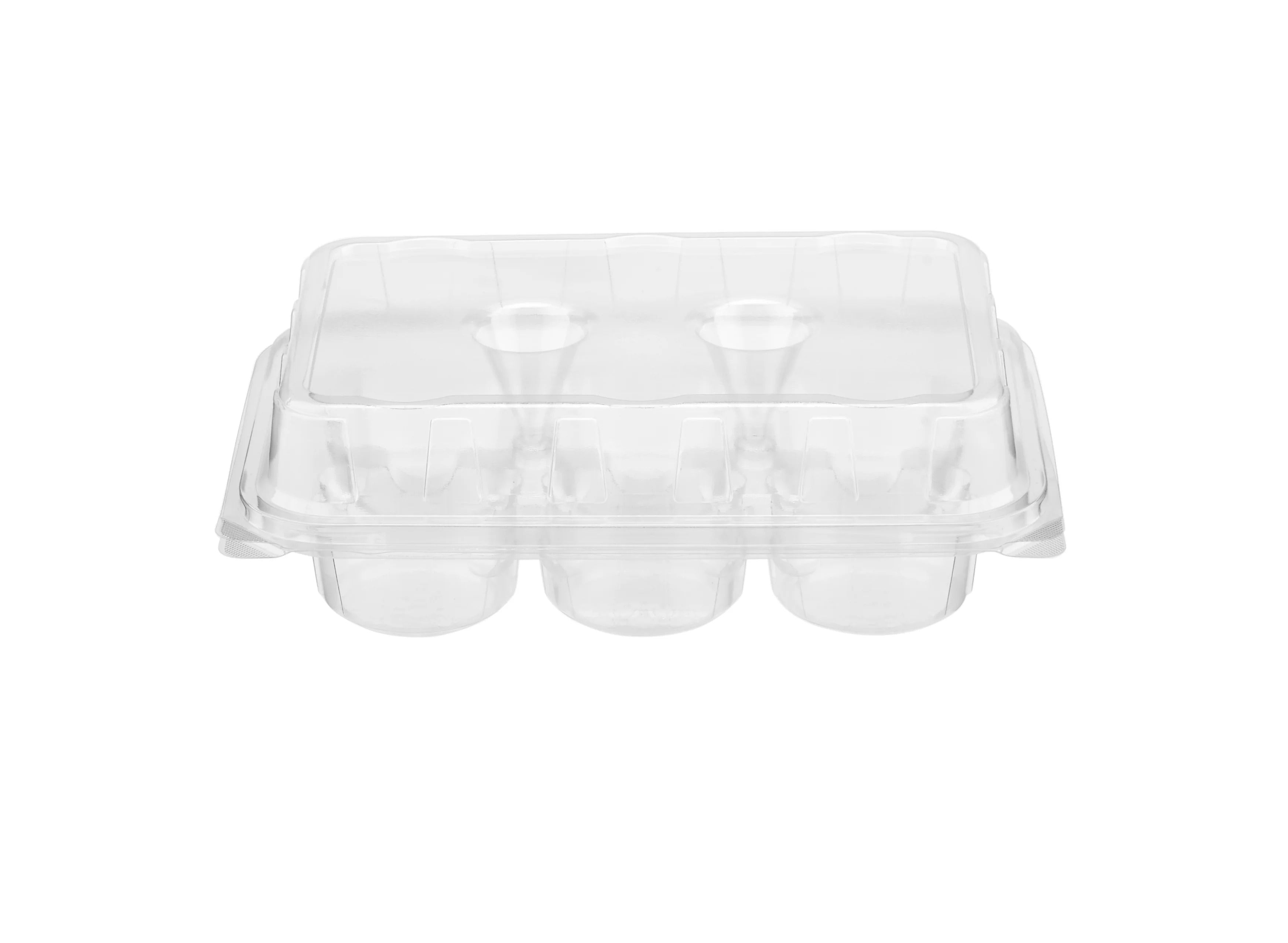 Compartment Muffin Tray Clear