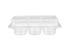 Compartment Muffin Tray Clear