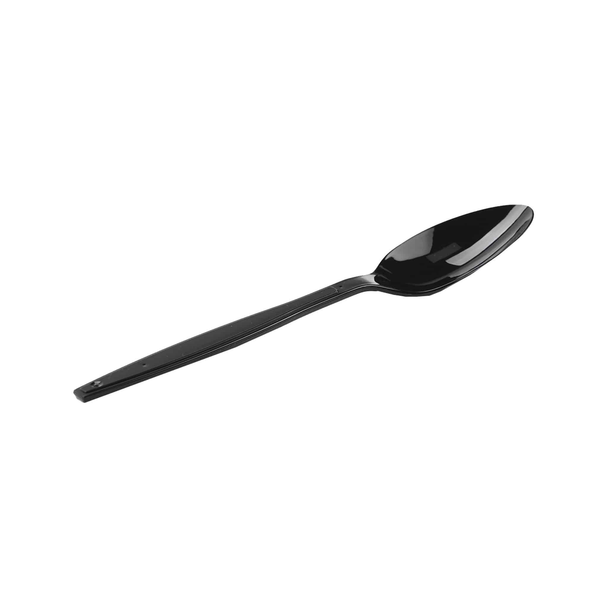 Plastic Heavy Duty Black Spoon