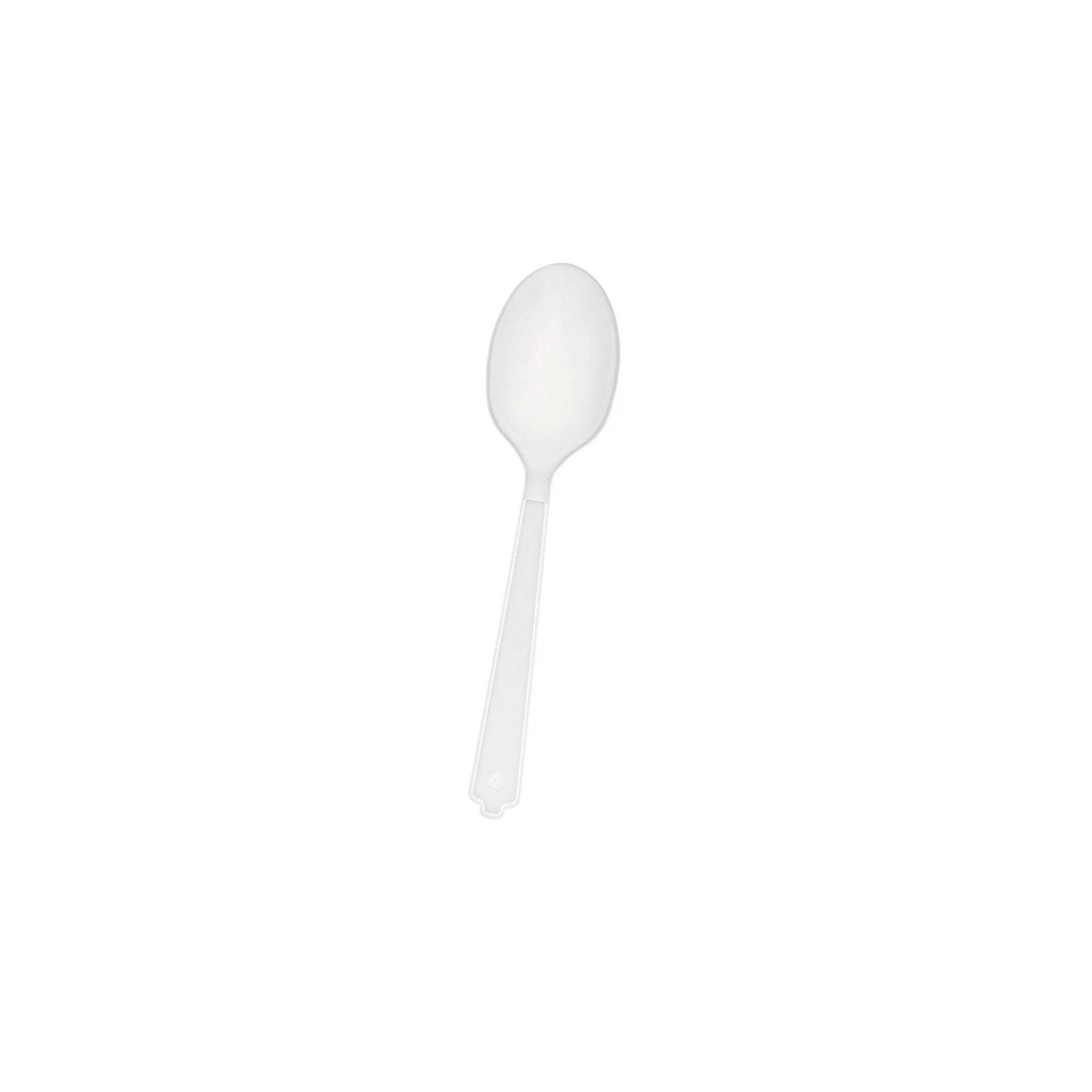  Plastic Medium Duty White Spoon-Hotpack