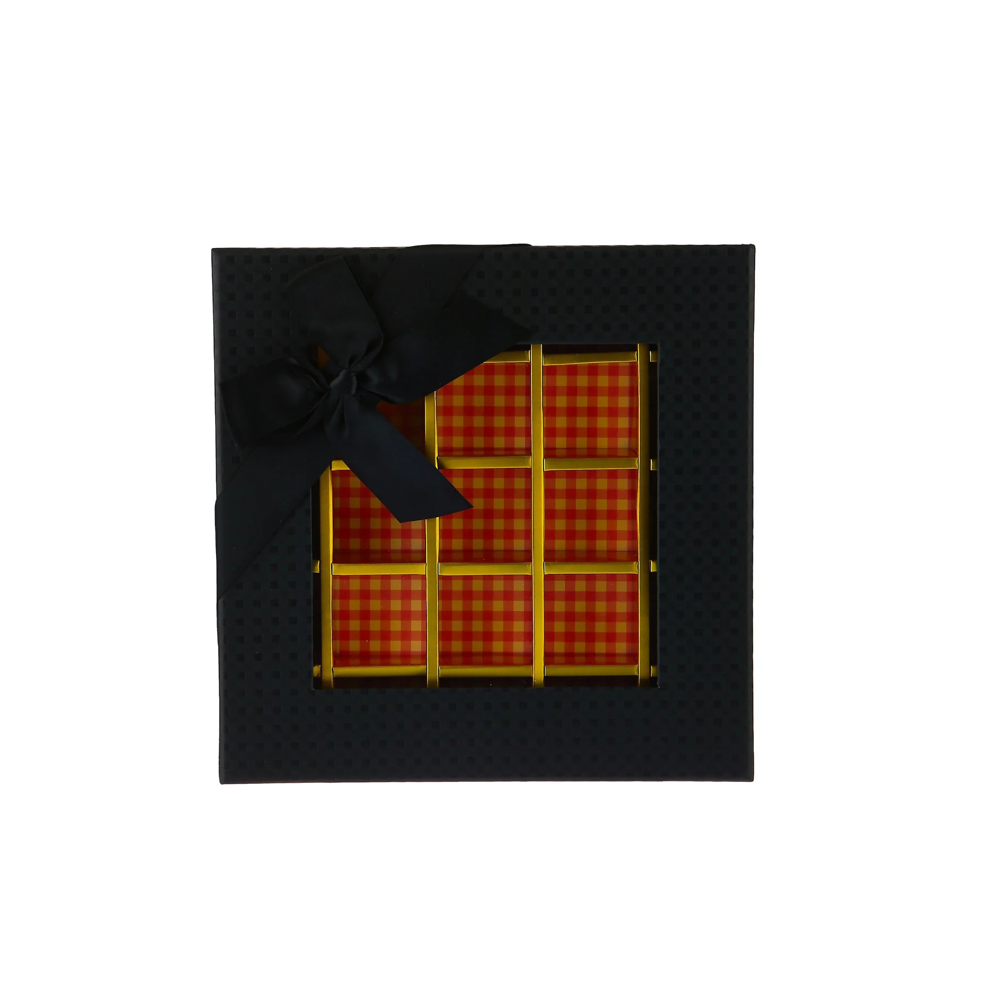 Gift Box Square 25 Portions  Black