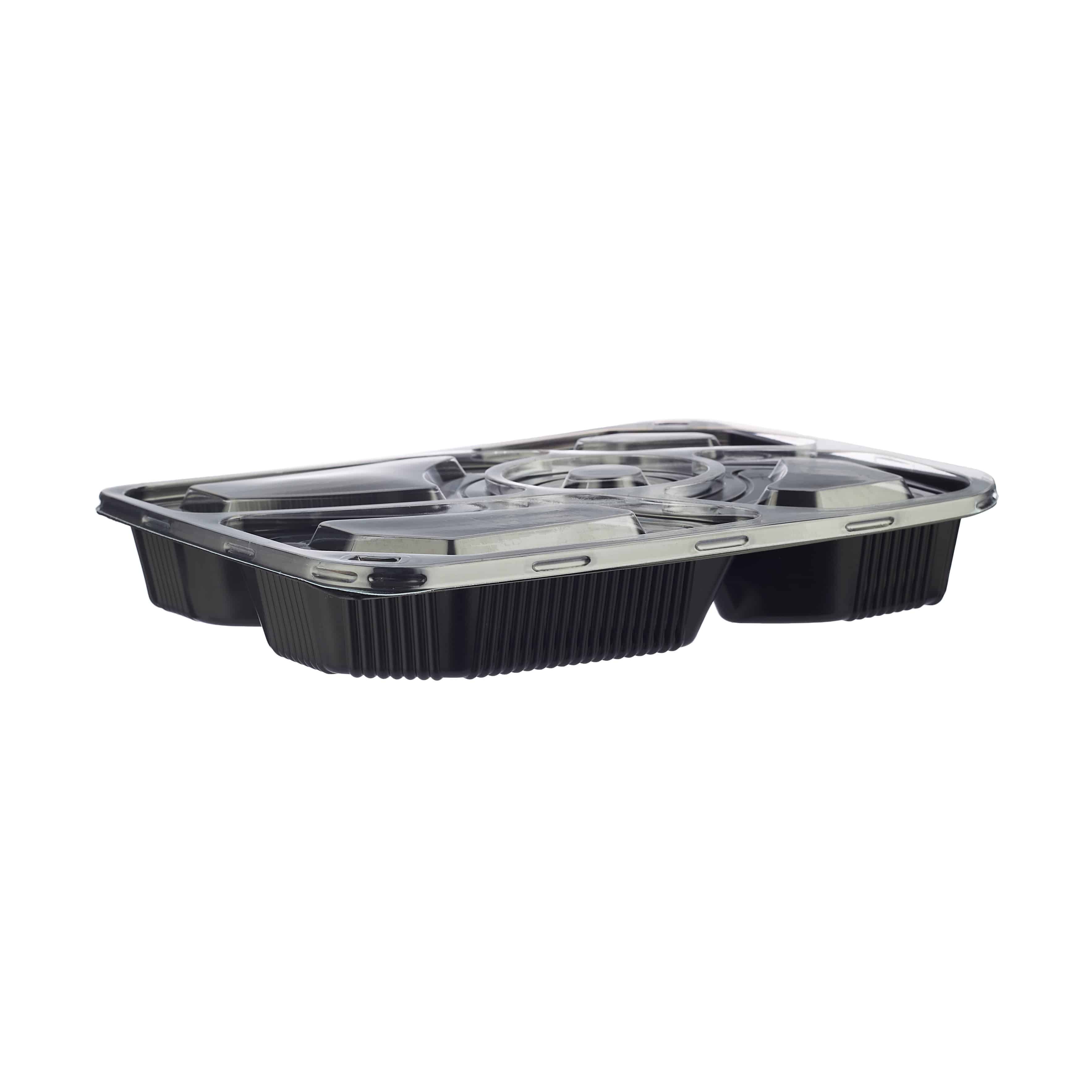 Rectangular Base Container Medium Buy 200 Pieces 5 Compartment Black Base Rectangular Container With ...