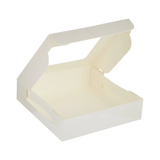 Sweet Box PE Coated With Window Plain White-Hotpack