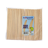 2000 Pieces Disposable Wooden Knife  - Hotpack