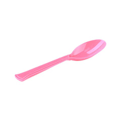 Plastic Ice Cream Spoon Pink Color Large