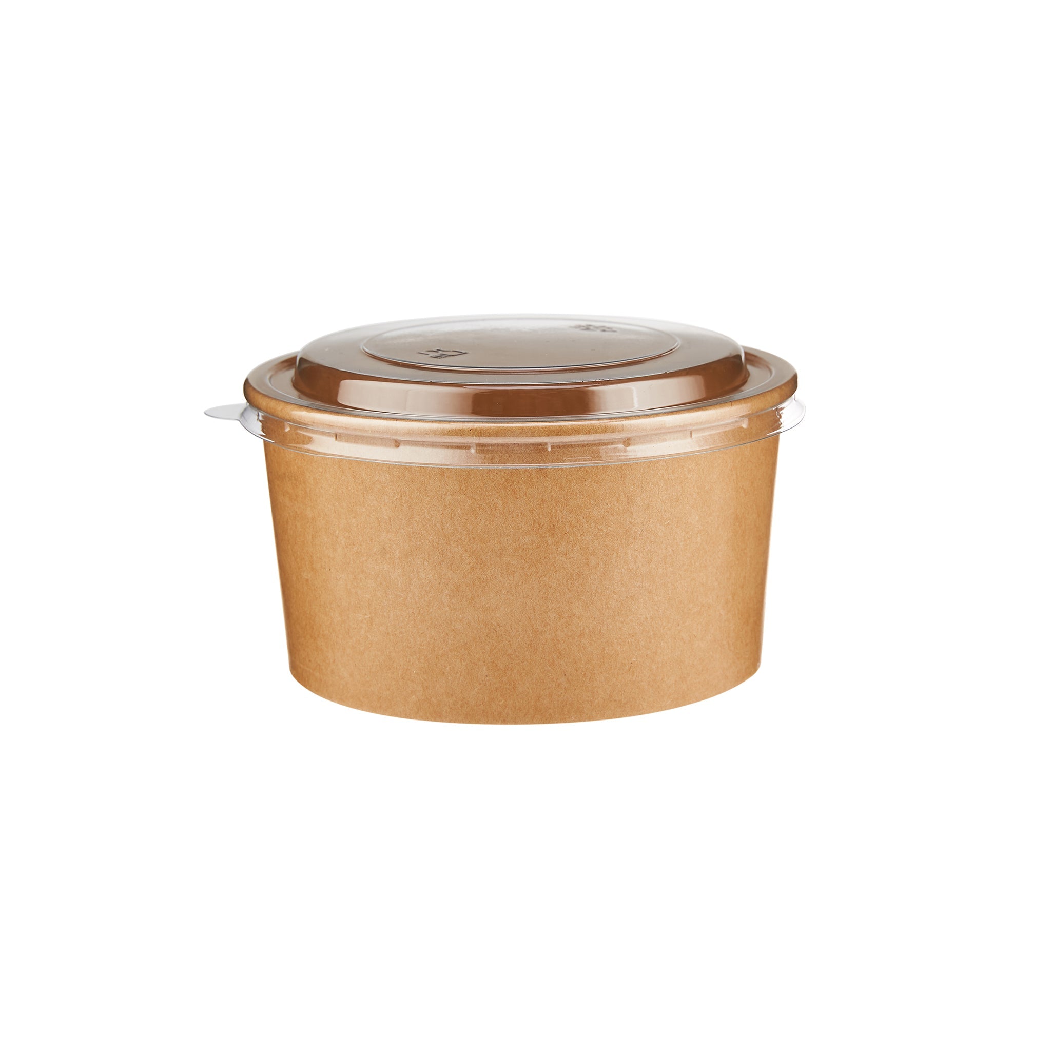 Kraft Paper Salad Bowl With lid