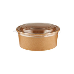 Kraft Paper Salad Bowl With lid