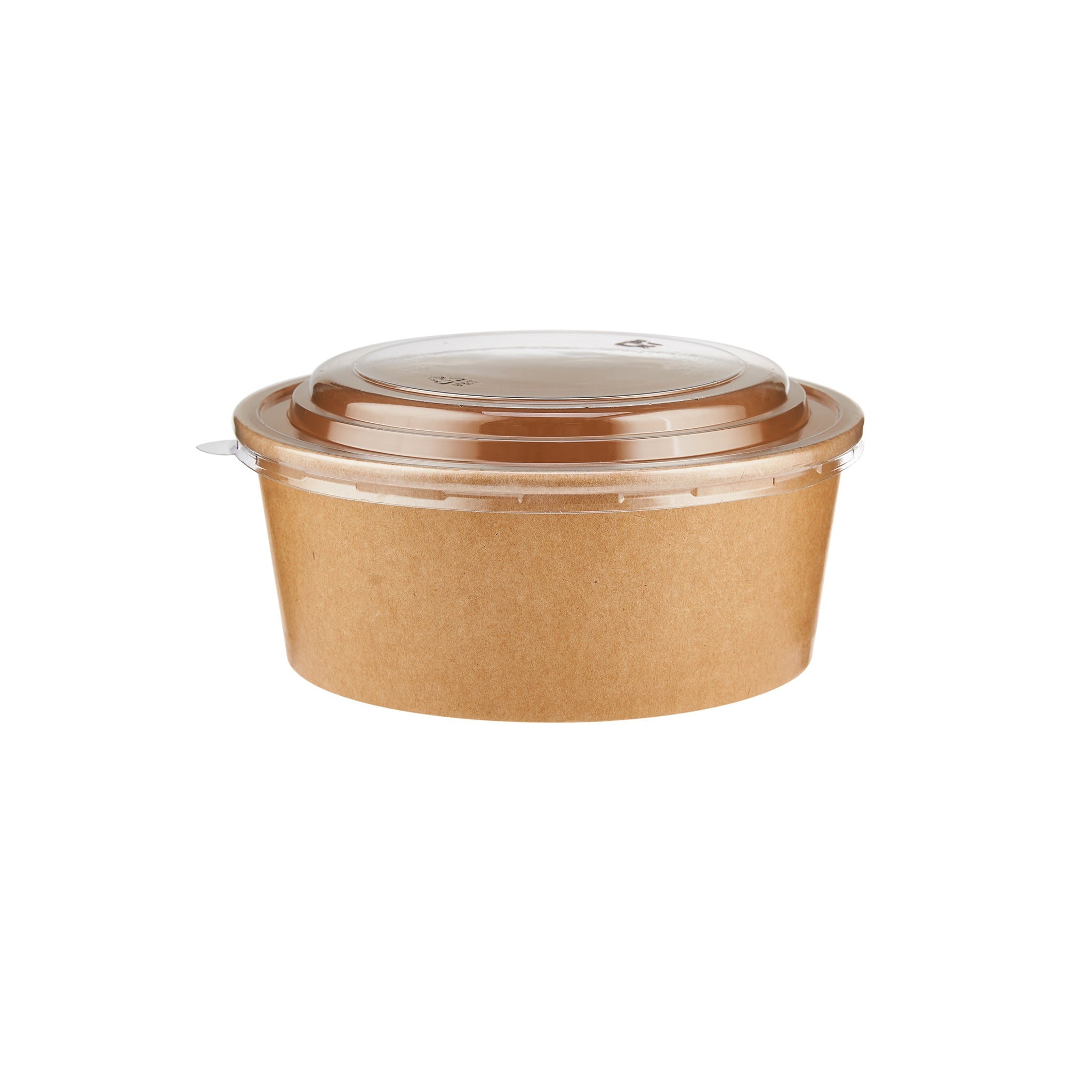 Kraft Paper Salad Bowl With lid