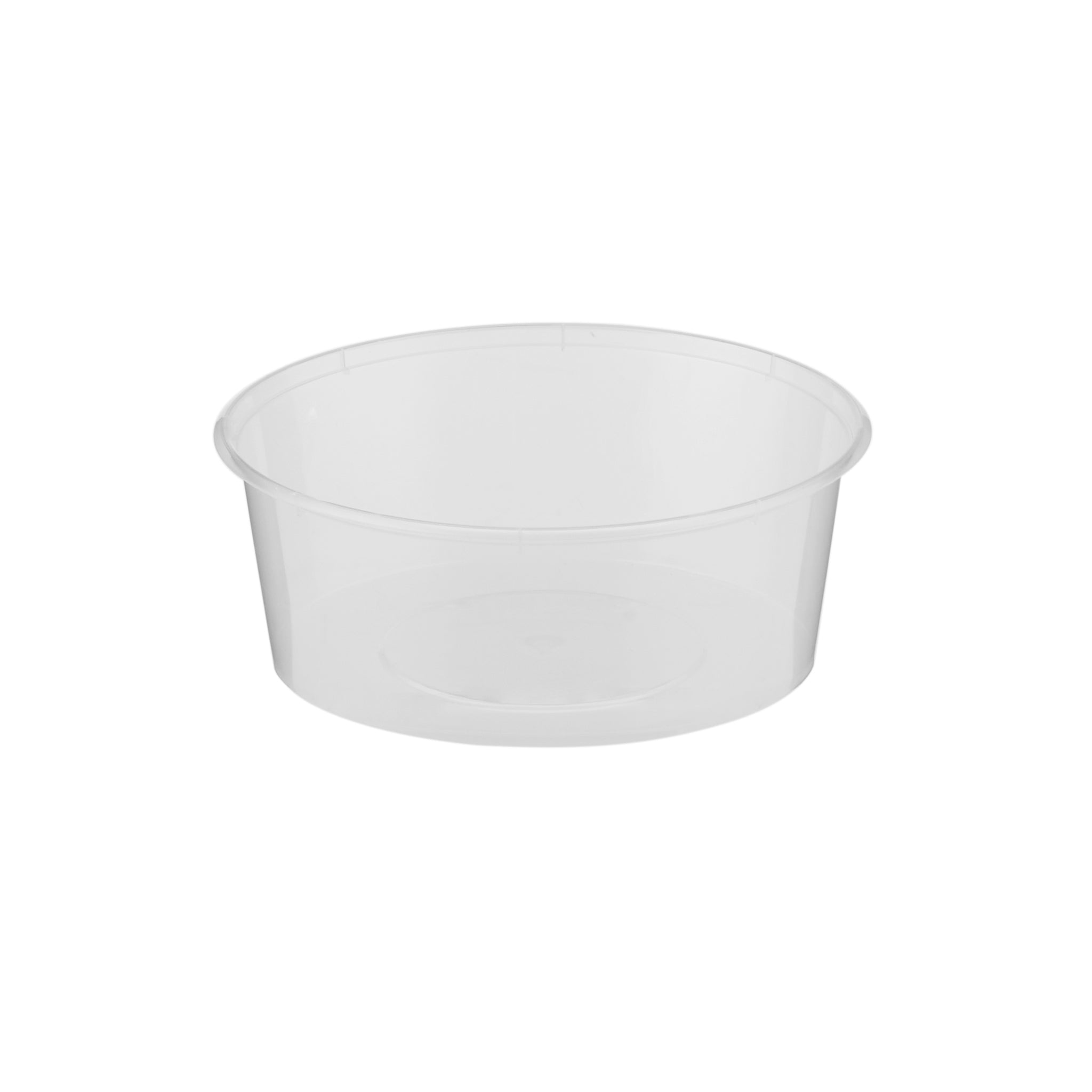 500 Pieces Round Microwavable Container 250 ML With Lid