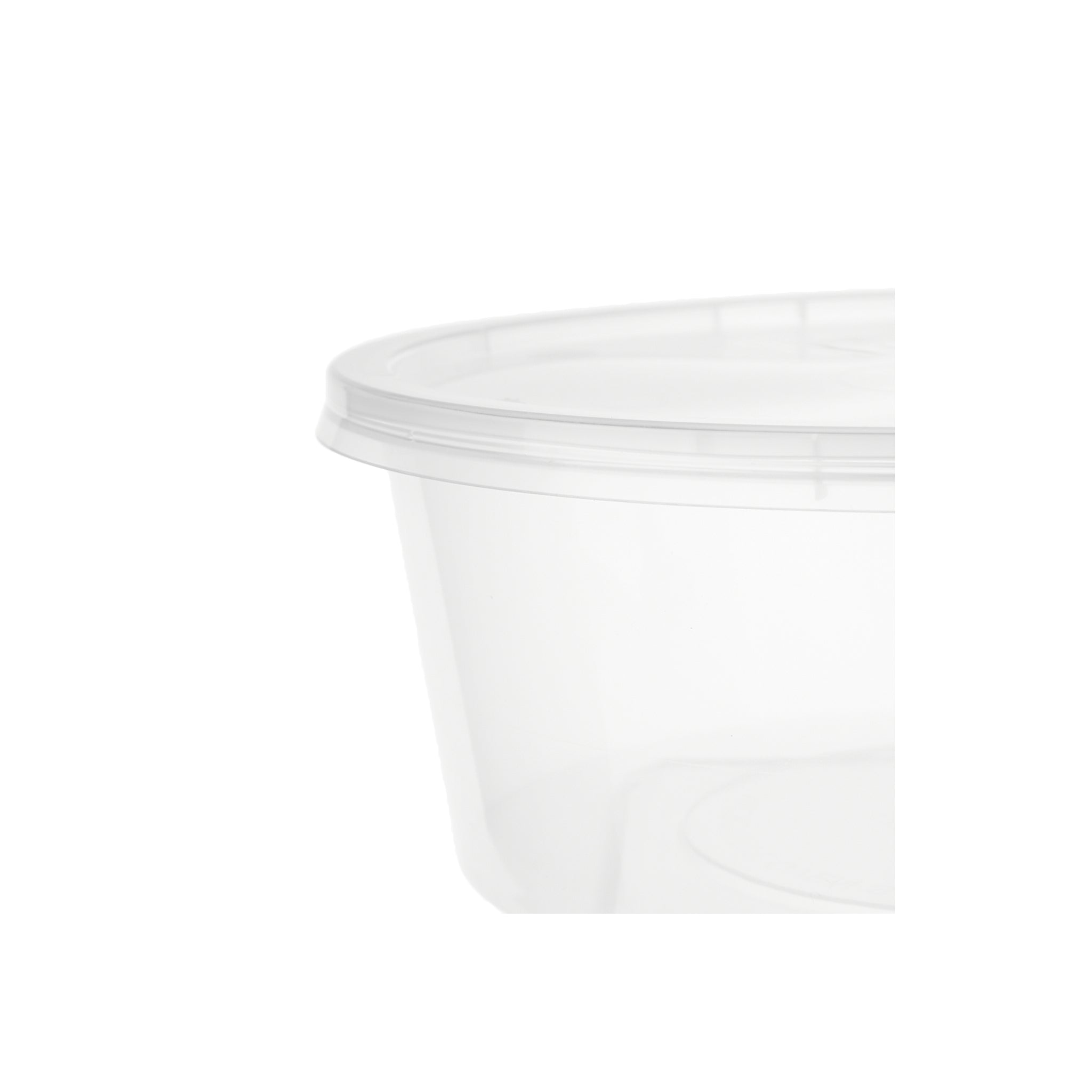 Round Microwavable Container 400 ML With Lid