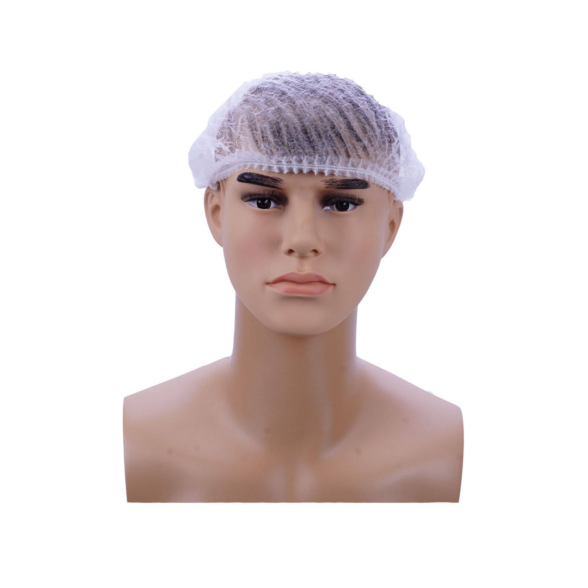Hair Net (Bouffant) White Color - Hotpack 