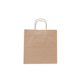 250 Pieces Kraft Brown Paper Bag Twisted Handle 29x15x29 cm