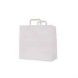 250 Pieces Paper Bag White Flat Handle - Hotpack Global