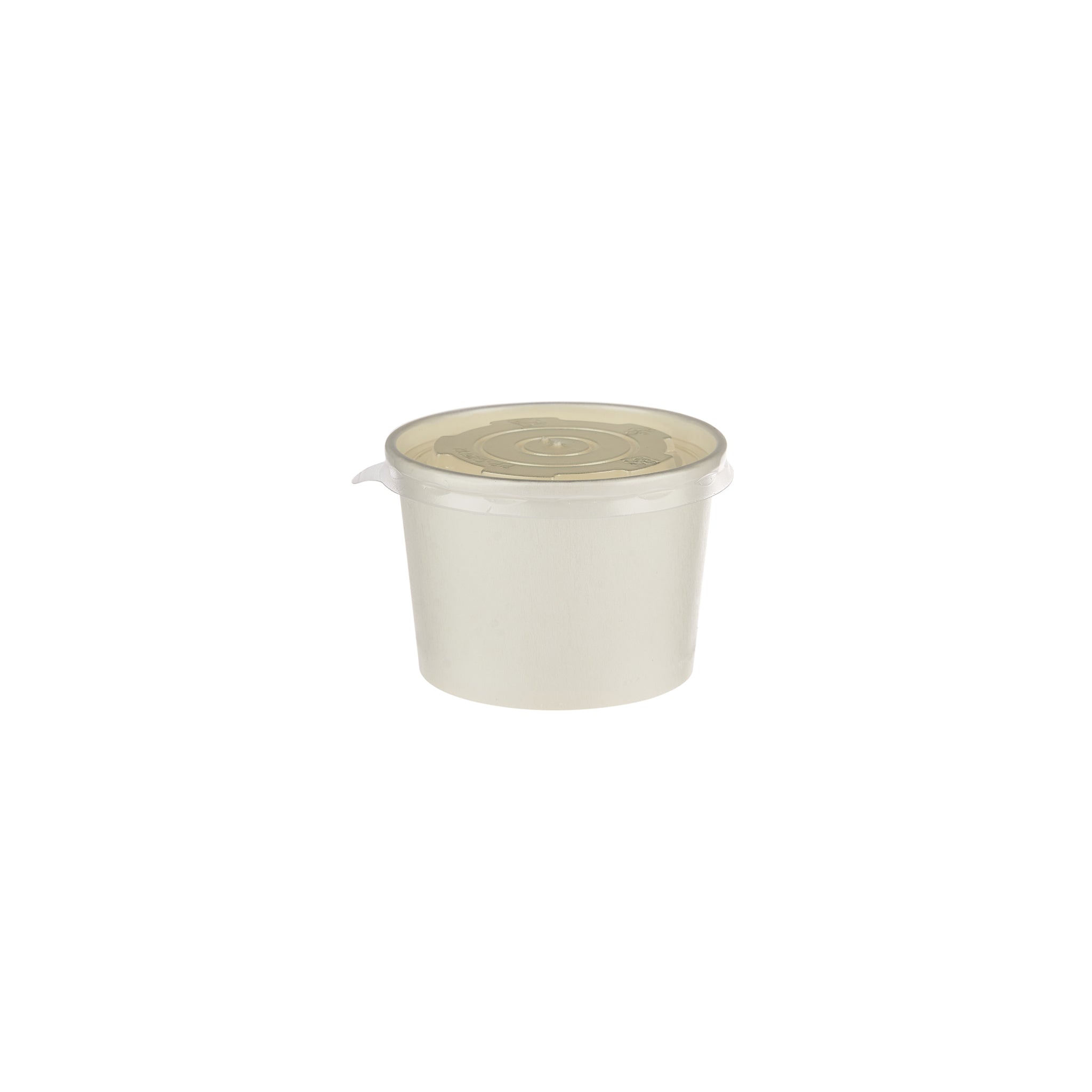 ECO Friendly Corrugate Paper Food/Soup Container with Lid (Pack of 500 pcs)