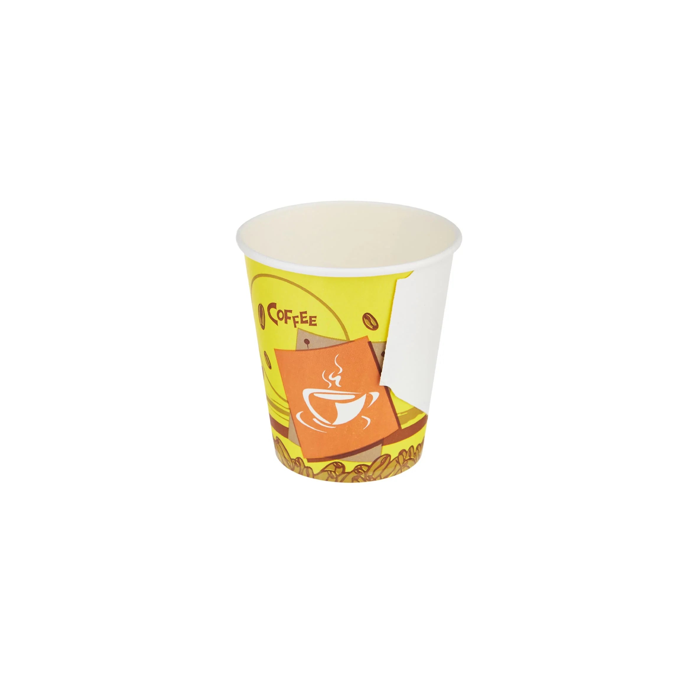  7 Oz Printed Single Wall Paper Cups with Handle
