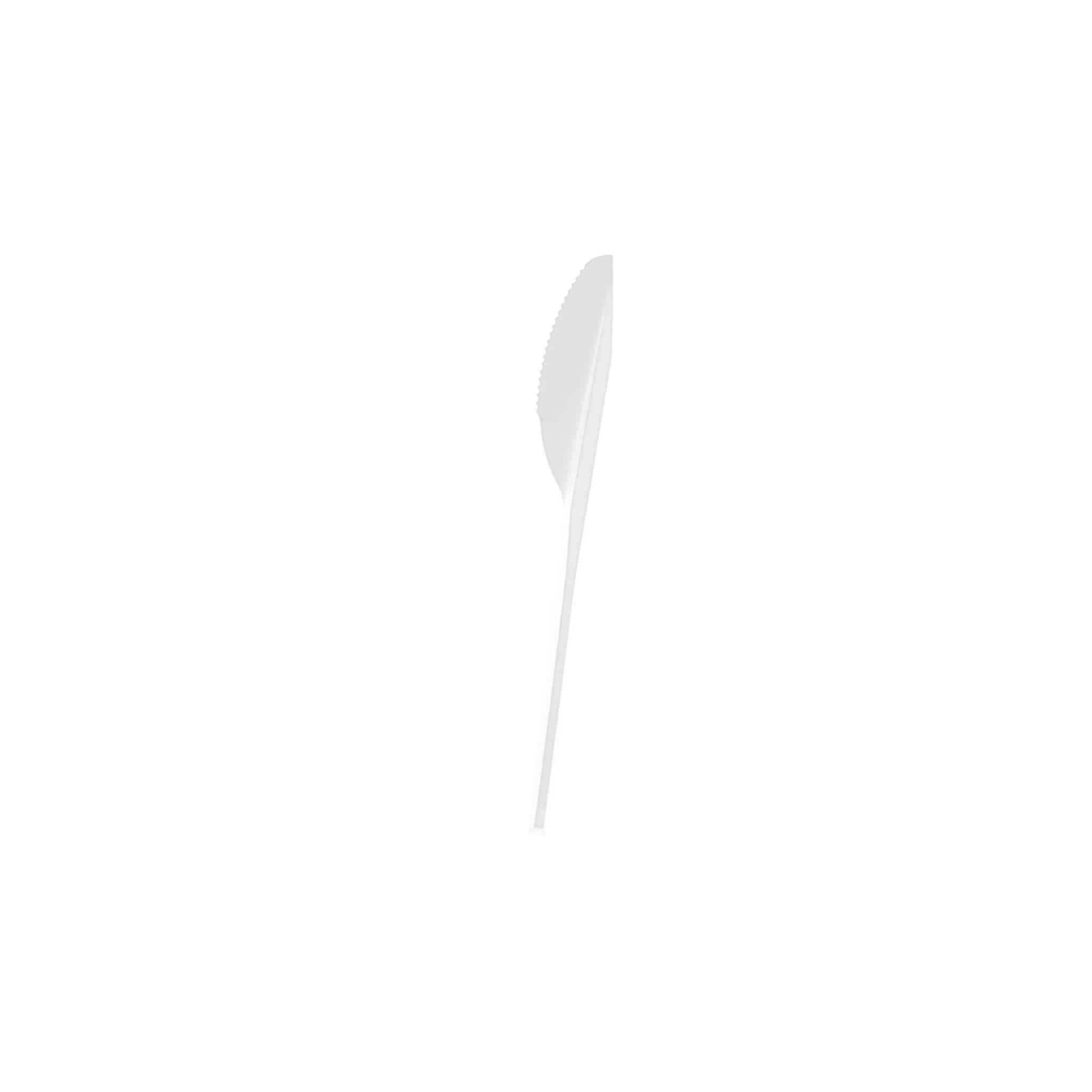 Plastic White Normal Knife