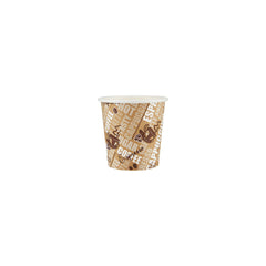 Printed Single Wall Paper Espresso Cups