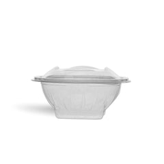Round Salad Bowl With Hinged Lid