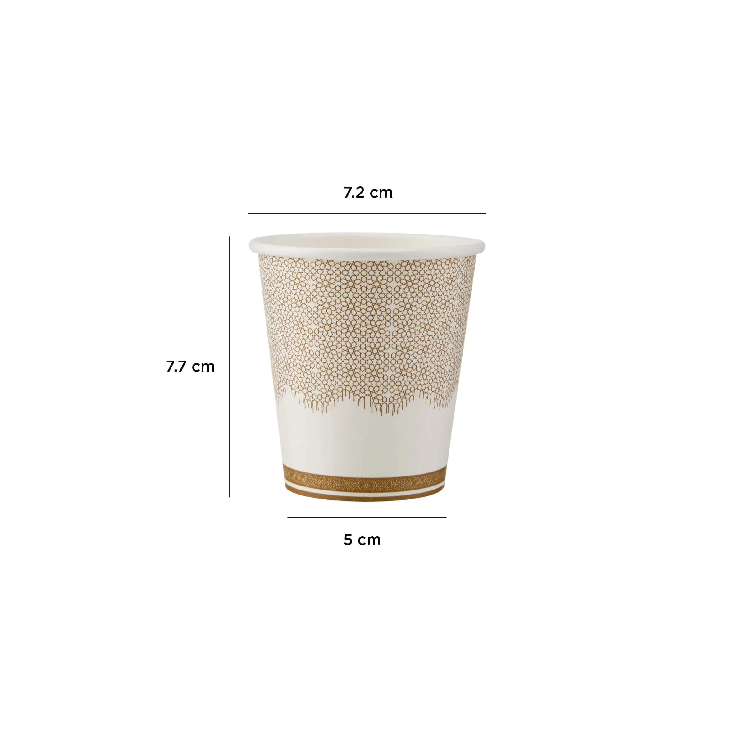 Ramadan Theme Single Wall Coffee Cup-Hotpack
