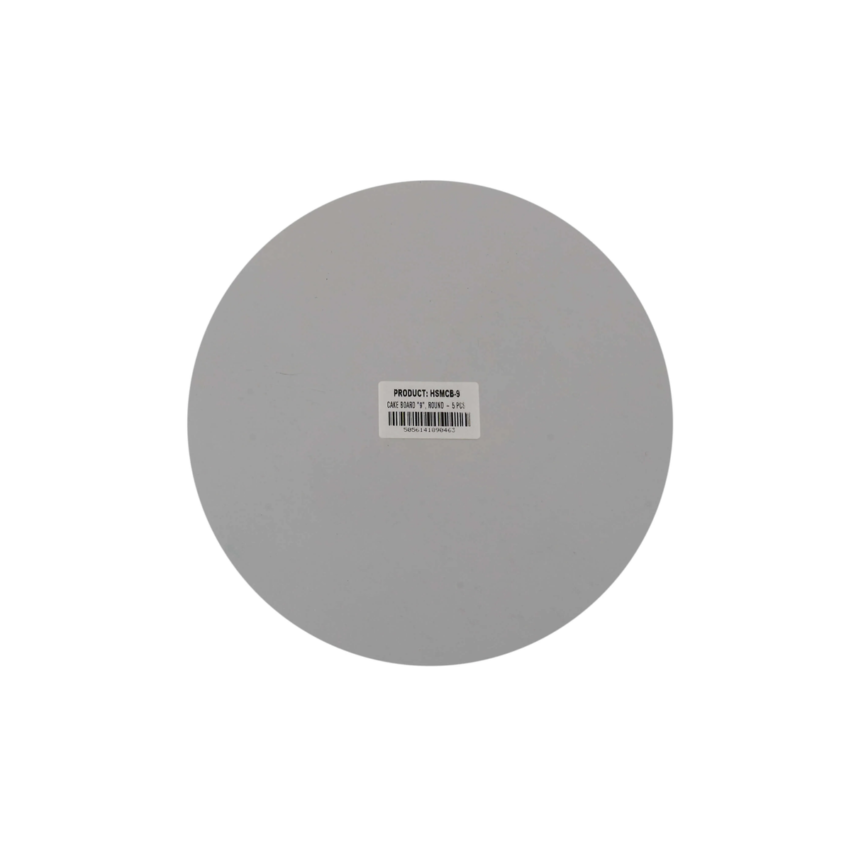 Round Cake Board Silver