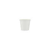 2000 Pieces 2.5 Oz White Single Wall Qahwa Paper Cups - Hotpack