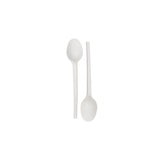 Disposable Plastic Tea Spoons White