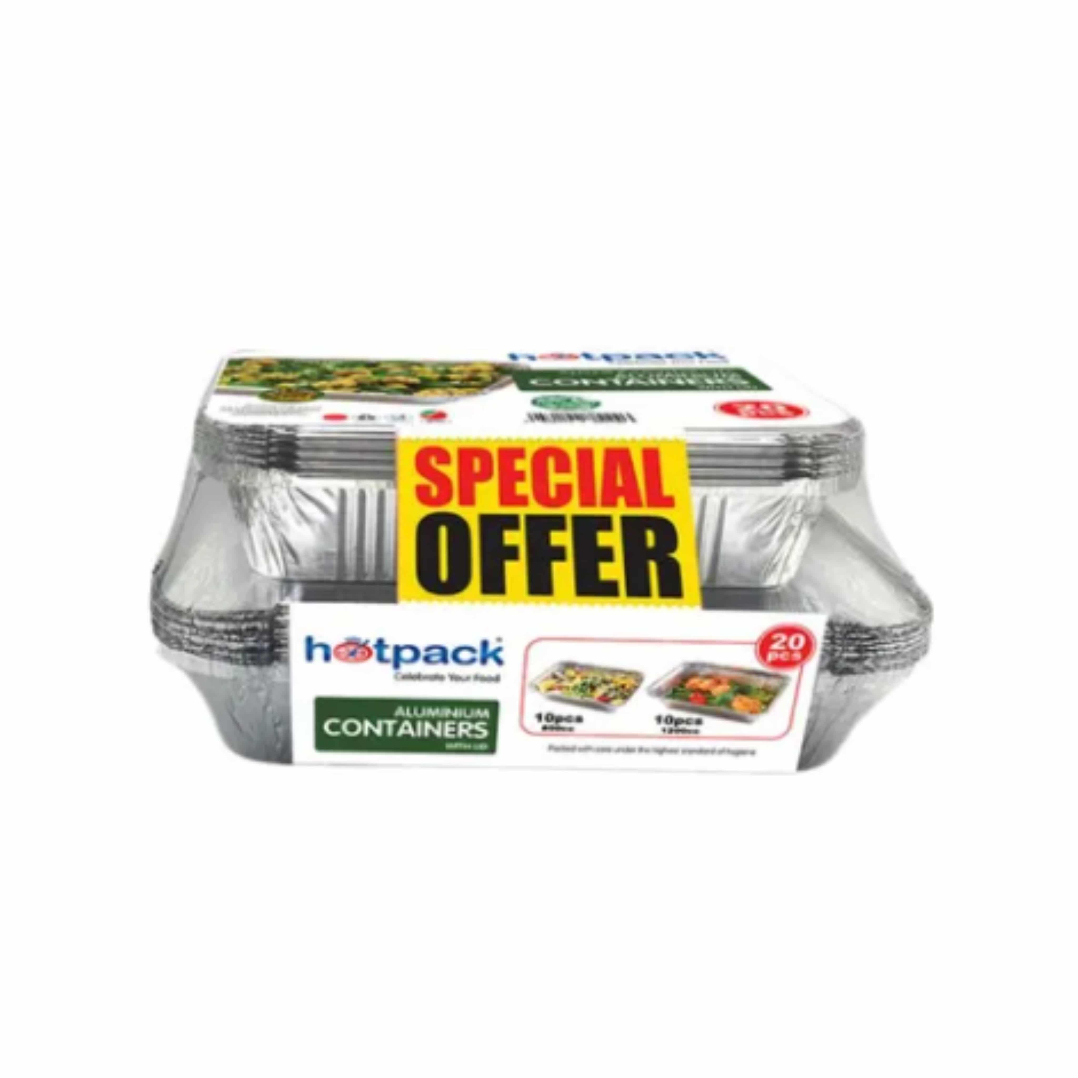 Aluminium Container 8389 + 83120 (Combo Offer Pack) 10 Pc Each