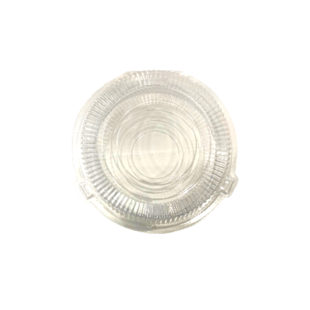 Clear Round hinged cake container