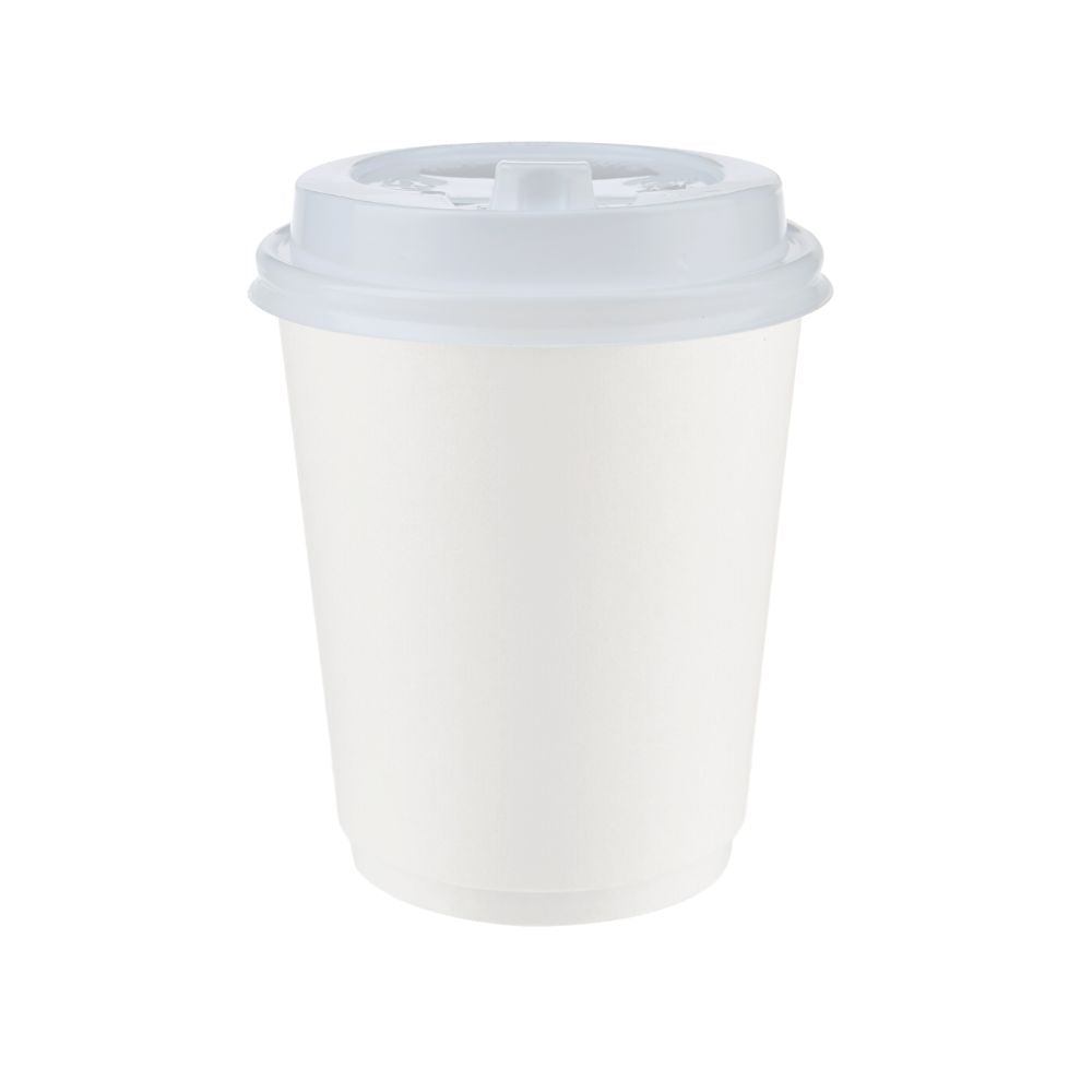 White Double Wall Paper Cups