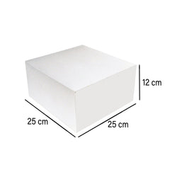 White Cake Box