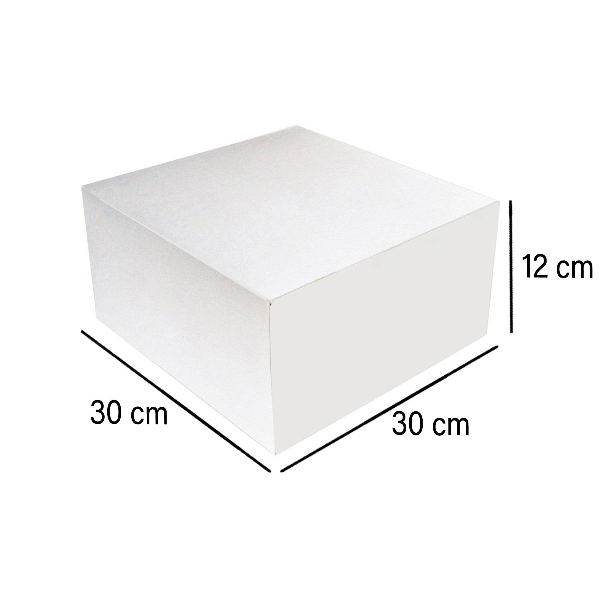 White Cake Box