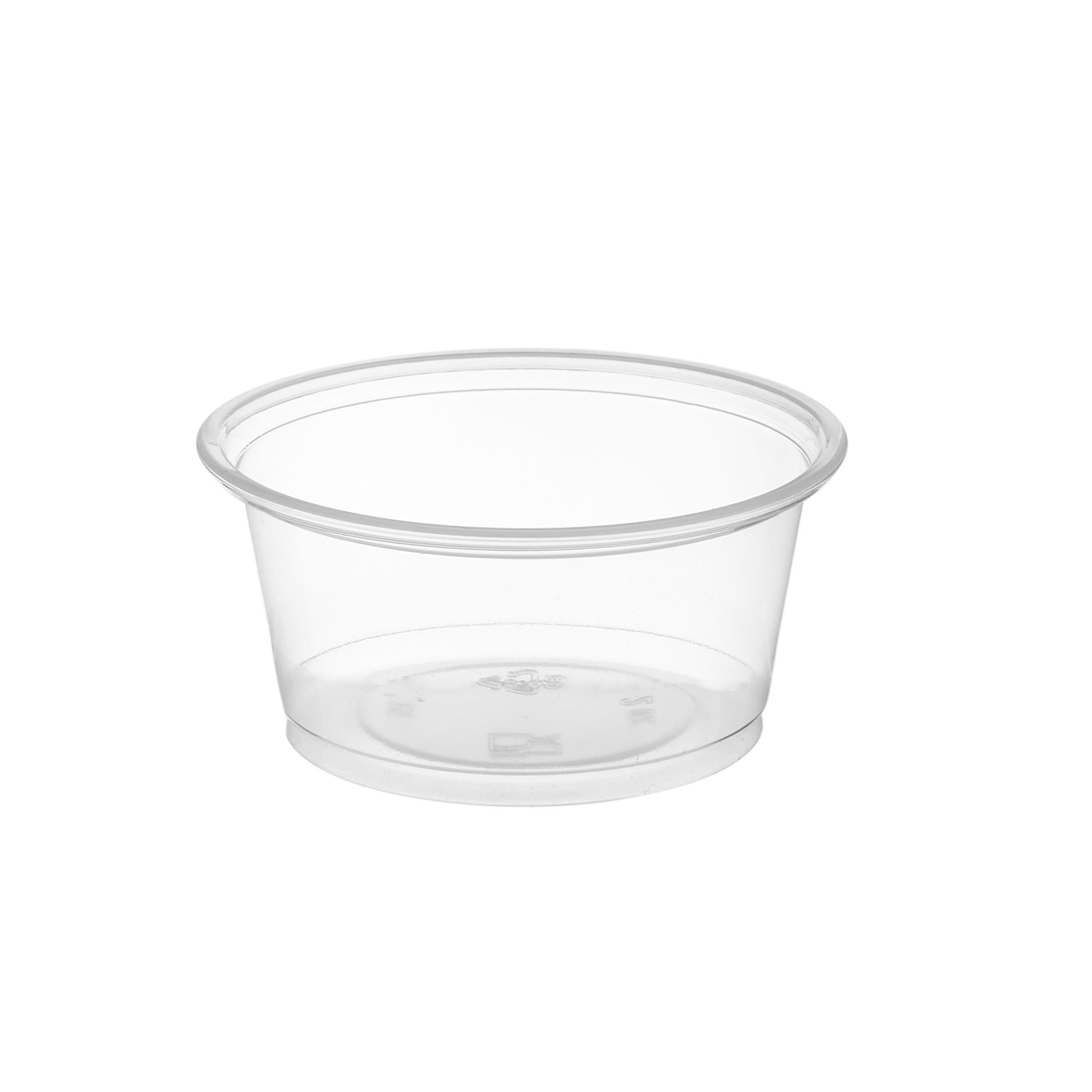 clear portion cup