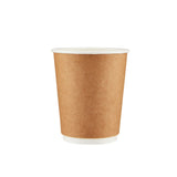 500 Pieces 12 Oz Kraft Double Wall Paper Cups- Hotpack