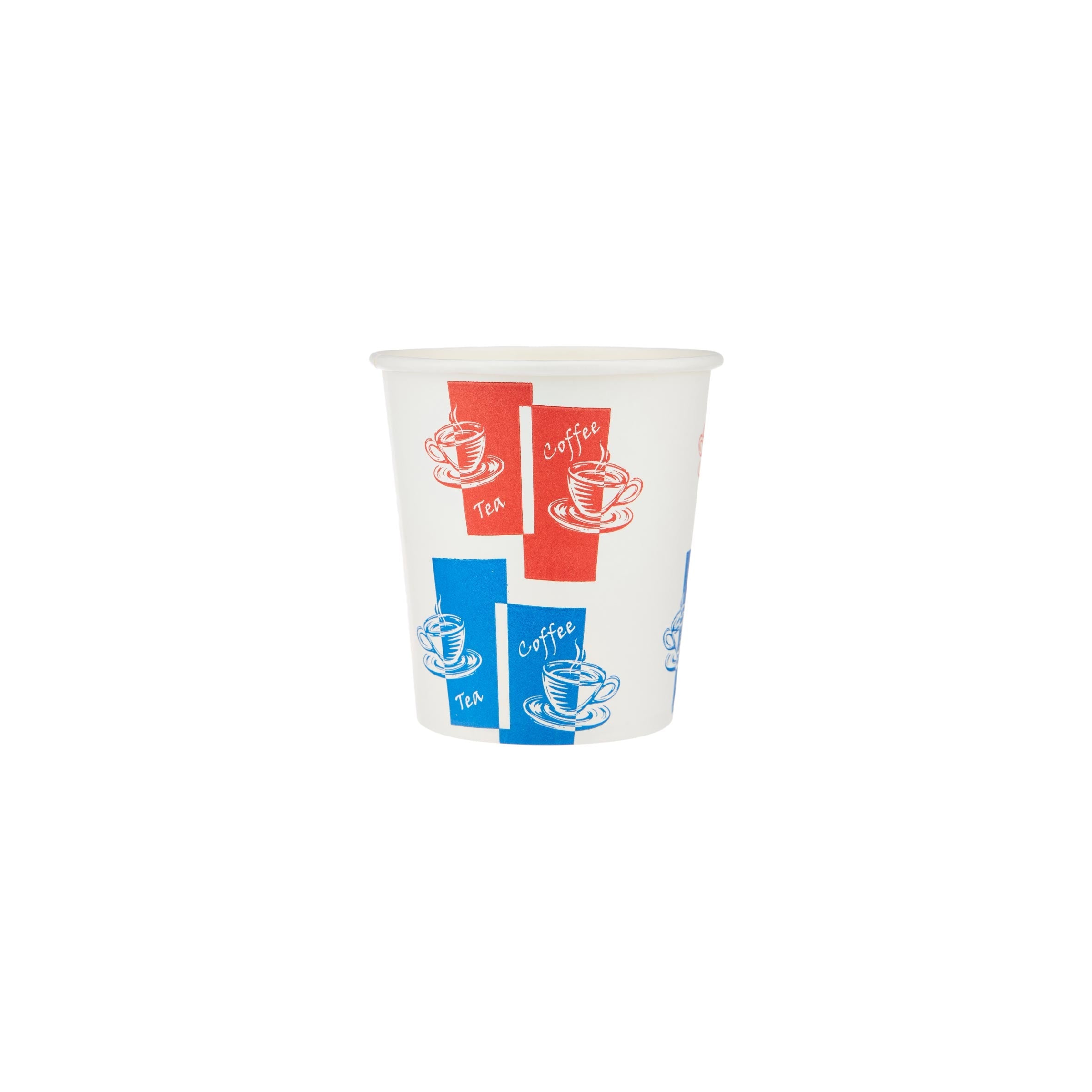 6 Oz Printed Single Wall Paper Cups 1000 Pieces -Hotpack